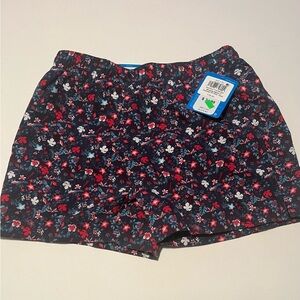 New Womens Columbia Sportswear Sandy River Shorts XS Floral Nylon Elastic Waist